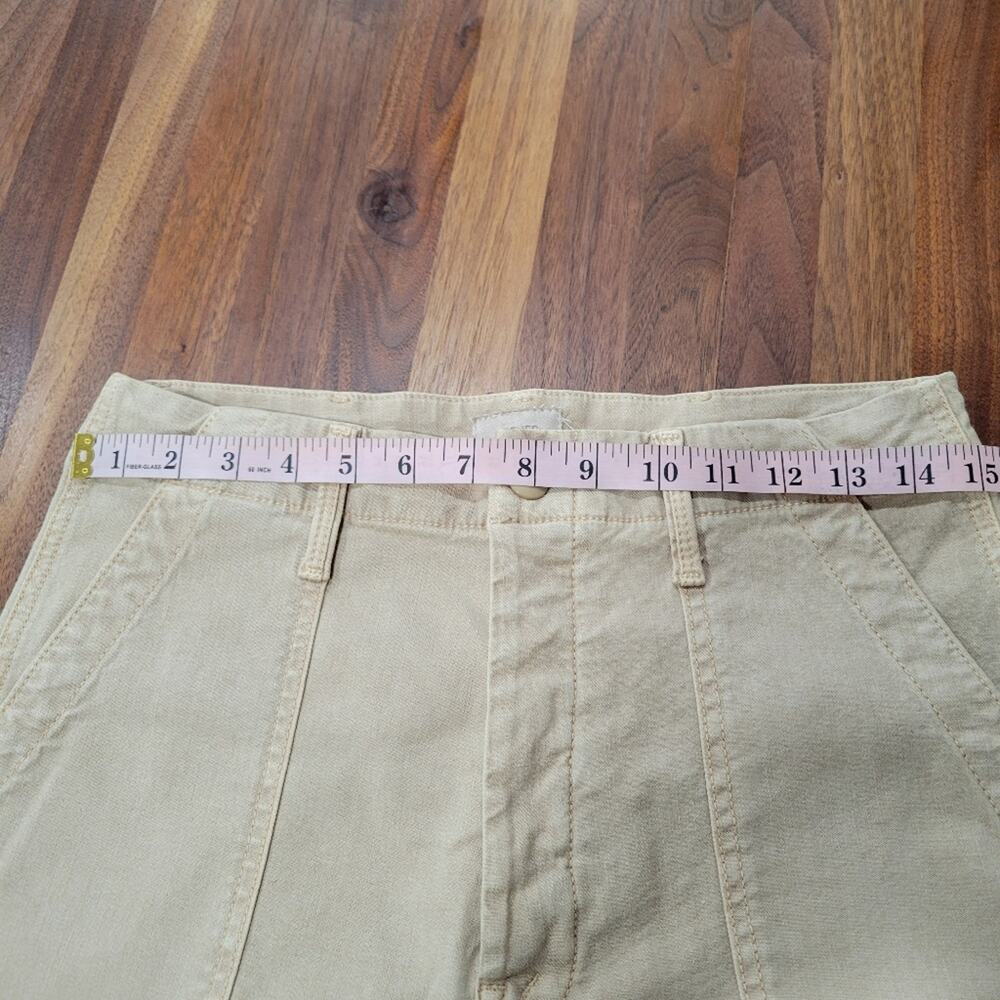 MOTHER The Patch Pocket Private Ankle Jeans Cargo Pants In Khaki Size 27 - Picture 10 of 11